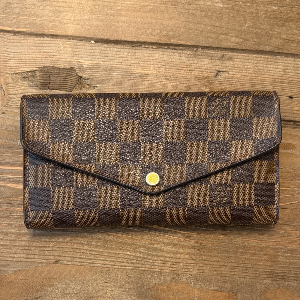 Louis Vuitton Brown Checkered Wallet